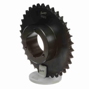 BROWNING 1171347 Roller Chain Sprocket, Bushed Bore, Steel | AJ9GEE 60Q35
