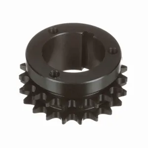 BROWNING 1174143 Roller Chain Sprocket, Bushed Bore, Steel | BA6ZZT D40P20