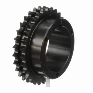 BROWNING 1174200 Roller Chain Sprocket, Bushed Bore, Steel | BA7DXA D40Q30