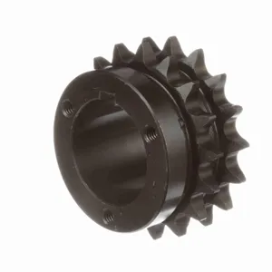 BROWNING 1174341 Roller Chain Sprocket, Bushed Bore, Steel | BA6HAM D50P17