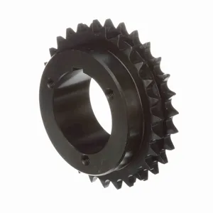 BROWNING 1174457 Roller Chain Sprocket, Bushed Bore, Steel | AJ9GNA D50Q28