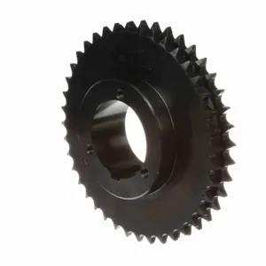 BROWNING 1174507 Roller Chain Sprocket, Bushed Bore, Steel | AJ9GNF D50Q40