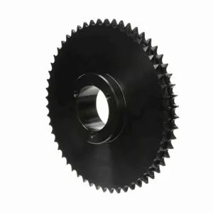 BROWNING 1174549 Roller Chain Sprocket, Bushed Bore, Steel | AJ9GNK D50Q54