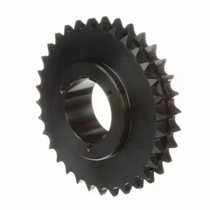 BROWNING 1174754 Roller Chain Sprocket, Bushed Bore, Steel | AJ9GPF D60Q32