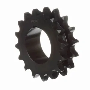 BROWNING 1174911 Roller Chain Sprocket, Bushed Bore, Steel | AJ9GPV D80Q16