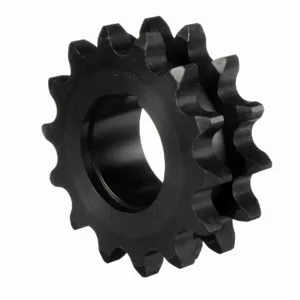 BROWNING 1175140 Roller Chain Sprocket, Bushed Bore, Steel | AZ9RJR D100Q14