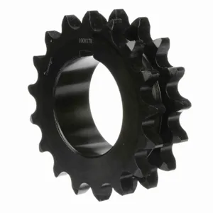 BROWNING 1175173 Roller Chain Sprocket, Bushed Bore, Steel | BA4DHK D100R17