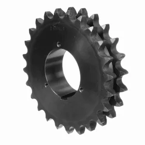 BROWNING 1175231 Roller Chain Sprocket, Bushed Bore, Steel | AJ9GQT D100R24