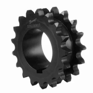 BROWNING 1176866 Roller Chain Sprocket, Bushed Bore, Steel | AJ9GRE DS100R17