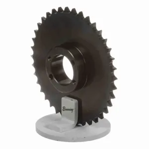 BROWNING 1177245 Roller Chain Sprocket, Bushed Bore, Steel | BA6MUD H40H38