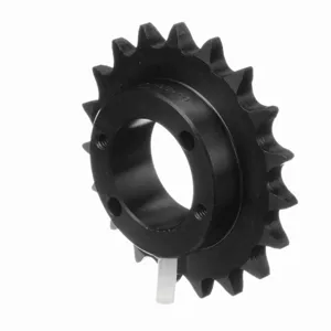 BROWNING 1177401 Roller Chain Sprocket, Bushed Bore, Steel | AJ9GBX H50H19