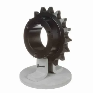 BROWNING 1177898 Roller Chain Sprocket, Bushed Bore, Steel | AJ9GDB H60P17