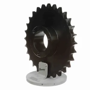 BROWNING 1178136 Roller Chain Sprocket, Bushed Bore, Steel | AJ9GDV H60P28