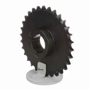 BROWNING 1178185 Roller Chain Sprocket, Bushed Bore, Steel | AJ9GDY H60P30