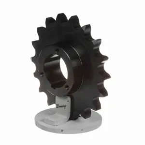 BROWNING 1178318 Roller Chain Sprocket, Bushed Bore, Steel | AJ9GFV H80P18