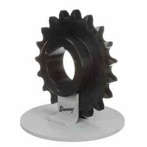 BROWNING 1178540 Roller Chain Sprocket, Bushed Bore, Steel | AJ9GJG H100Q19