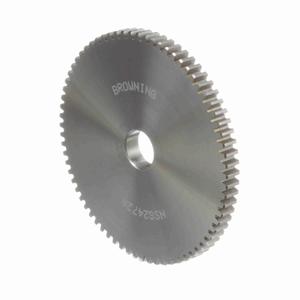 BROWNING 1209972 Spur Gear, Plain Bore, 14.5 Pressure Angle, 24 Pitch, Steel | AZ6DXQ NSS2472A