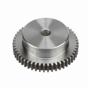 BROWNING 1210749 Spur Gear, Plain Bore, 14.5 Pressure Angle, 20 Pitch, Steel | AZ4VBA NSS2055