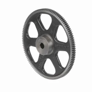 BROWNING 1211317 Spur Gear, Plain Bore, 14.5 Pressure Angle, 16 Pitch, Cast Iron | AK2YLN NCS16120