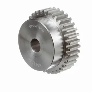 BROWNING 1211556 Spur Gear, Plain Bore, 14.5 Pressure Angle, 12 Pitch, Steel | AZ4WRX NSS1234