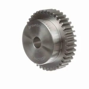 BROWNING 1211580 Spur Gear, Plain Bore, 14.5 Pressure Angle, 12 Pitch, Steel | AZ3VTJ NSS1240