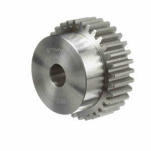 BROWNING 1211978 Spur Gear, Plain Bore, 14.5 Pressure Angle, 10 Pitch, Steel | AZ4VVK NSS1032
