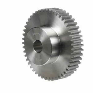 BROWNING 1212042 Spur Gear, Plain Bore, 14.5 Pressure Angle, 10 Pitch, Steel | AZ6LDK NSS1048