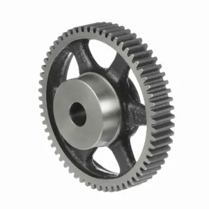 BROWNING 1212083 Spur Gear, Plain Bore, 14.5 Pressure Angle, 10 Pitch, Cast Iron | AZ3VTQ NCS1060