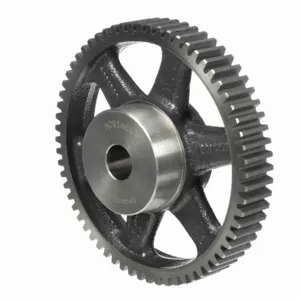 BROWNING 1212091 Spur Gear, Plain Bore, 14.5 Pressure Angle, 10 Pitch, Cast Iron | AZ6AJY NCS1064