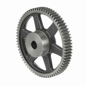 BROWNING 1212125 Spur Gear, Plain Bore, 14.5 Pressure Angle, 10 Pitch, Cast Iron | AZ4RPG NCS1072