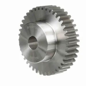 BROWNING 1212448 Spur Gear, Plain Bore, 14.5 Pressure Angle, 8 Pitch, Steel | AZ4GPK NSS840