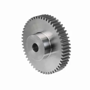 BROWNING 1212489 Spur Gear, Plain Bore, 14.5 Pressure Angle, 8 Pitch, Steel | AK3CEL NSS852