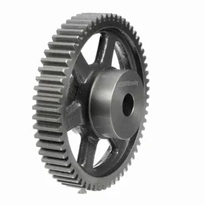 BROWNING 1212513 Spur Gear, Plain Bore, 14.5 Pressure Angle, 8 Pitch, Cast Iron | AK2YXN NCS860