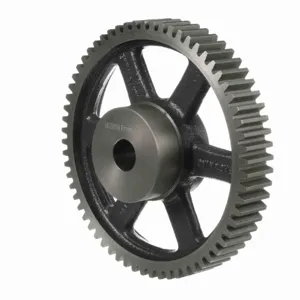 BROWNING 1212521 Spur Gear, Plain Bore, 14.5 Pressure Angle, 8 Pitch, Cast Iron | AK2YXR NCS864