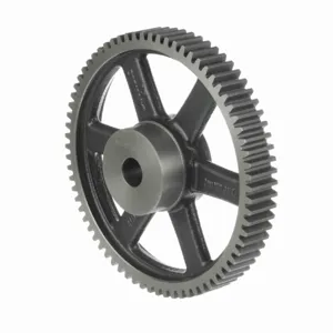 BROWNING 1212539 Spur Gear, Plain Bore, 14.5 Pressure Angle, 8 Pitch, Cast Iron | AZ4VVH NCS872