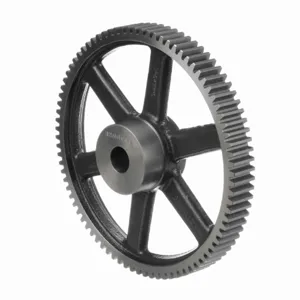 BROWNING 1212562 Spur Gear, Plain Bore, 14.5 Pressure Angle, 8 Pitch, Cast Iron | AK2YYB NCS884