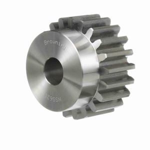 BROWNING 1212711 Spur Gear, Plain Bore, 14.5 Pressure Angle, 6 Pitch, Steel | AZ4FWW NSS621
