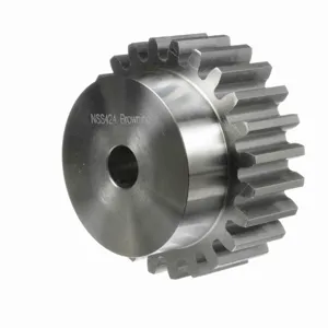 BROWNING 1213156 Spur Gear, Plain Bore, 14.5 Pressure Angle, 4 Pitch, Steel | AK3BAD NSS424