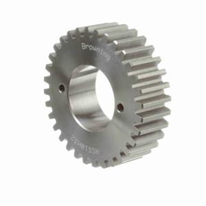 BROWNING 1213867 Spur Gear, Bushed Bore, 14.5 Pressure Angle, 10 Pitch, Steel | AZ3HYD NSS10H32