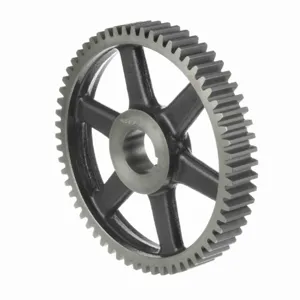 BROWNING 1214378 Spur Gear, Bushed Bore, 14.5 Pressure Angle, 6 Pitch, Cast Iron | AZ4GXT NCS6P60