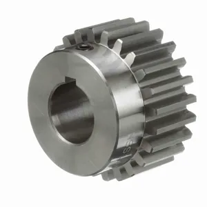 BROWNING 1215789 Spur Gear, Finished Bore, 14.5 Pressure Angle, 10 Pitch, Steel | AK3CBD NSS10F24X1