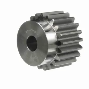 BROWNING 1219401 Spur Gear, Plain Bore, 20 Pressure Angle, 6 Pitch, Steel | AK3AQB YSS621