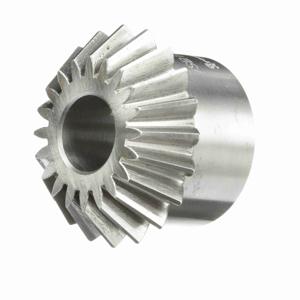 BROWNING 1228154 Bevel Gear, Plain Bore, 20 Pressure Angle, 10 Pitch, Steel | AK2YCB YSB10B20-15