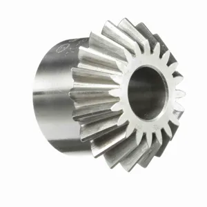 BROWNING 1228253 Bevel Gear, Plain Bore, 20 Pressure Angle, 10 Pitch, Steel | AK2ZNR YSB10B15-60