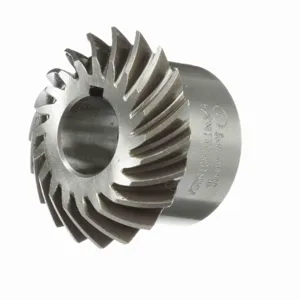 BROWNING 1229673 Miter Gear, Finished Bore Spiral, 20 Pressure Angle, 10 Pitch, Hardened Steel | AZ3MUF YSMS10F20LHX3/4