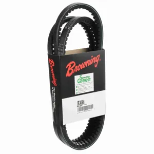 BROWNING 2351492 V-Belt, Notched, 98% Efficient, EPDM | AX4FEP BX84