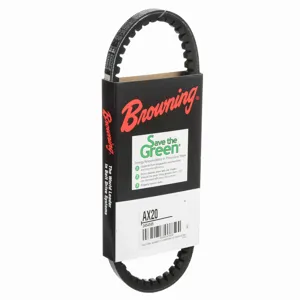 BROWNING 2454585 V-Belt, Notched, 98% Efficient, EPDM | AL4VBM AX20