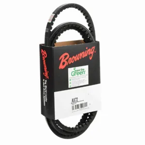 BROWNING 2454775 V-Belt, Notched, 98% Efficient, EPDM | AL4TUK AX72