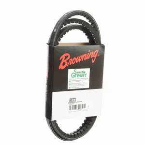 BROWNING 2454783 V-Belt, Notched, 98% Efficient, EPDM | AL4TUL AX73