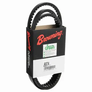 BROWNING 2454791 V-Belt, Notched, 98% Efficient, EPDM | AL4TUM AX74